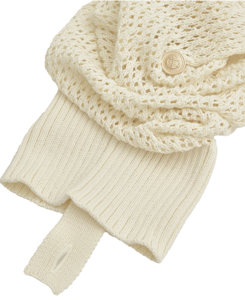 【EZUMI/エズミ】Cotton V-neck knit  詳細画像 アイボリー 5