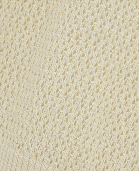 【EZUMI/エズミ】Cotton V-neck knit  詳細画像 アイボリー 6