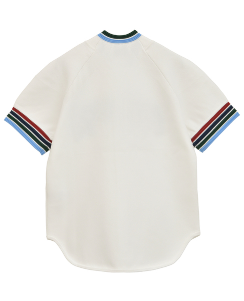 【Casablanca/カサブランカ】ロゴエンブロイダリー・ベースボールシャツ 詳細画像 ホワイト 2