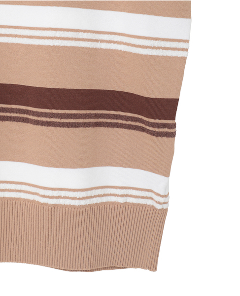 【Casablanca/カサブランカ】Stripe Polo Shirt 詳細画像 ブラウン 5