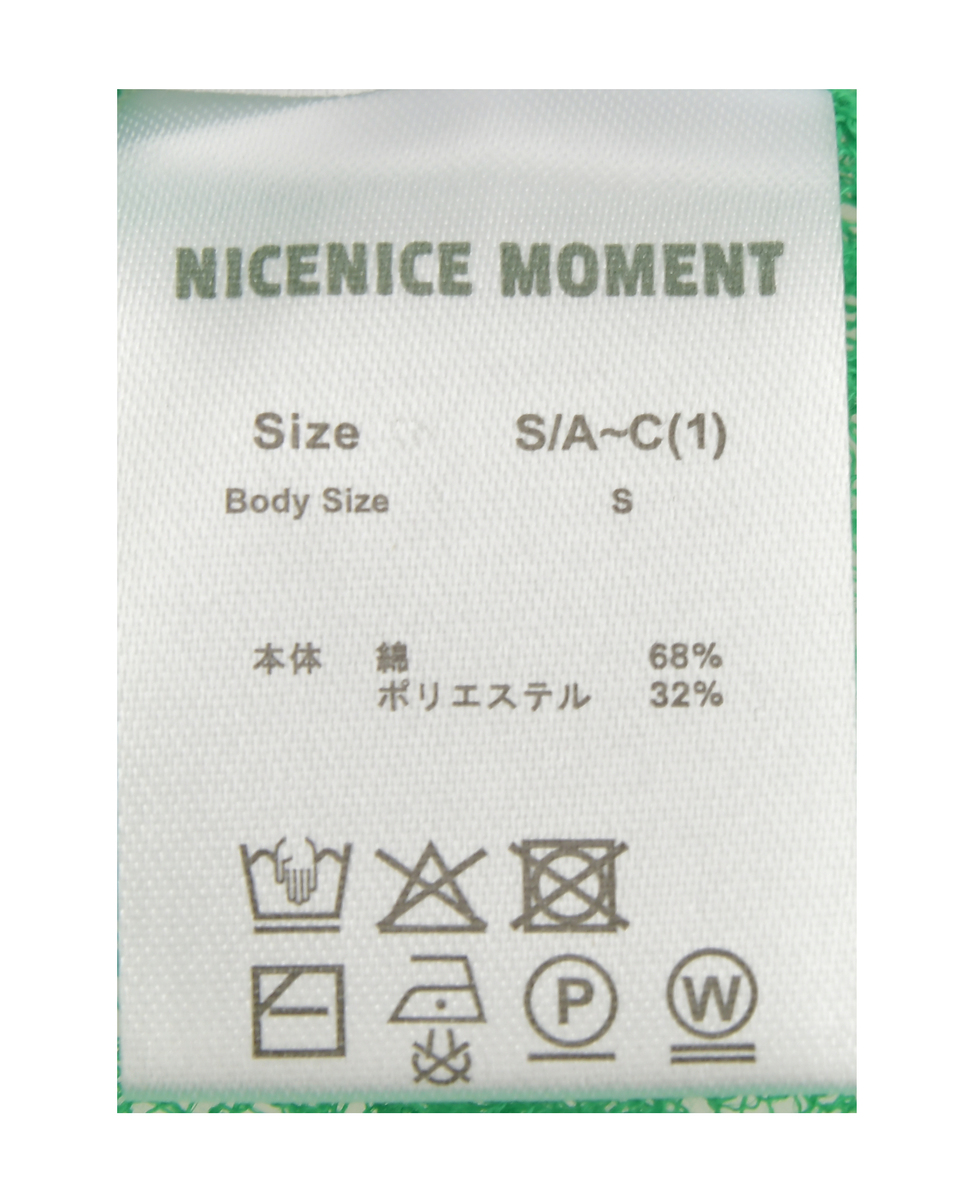 【NICENICE MOMENT/ナイスナイスモーメント】レースニットトップ 詳細画像 ブラック 7