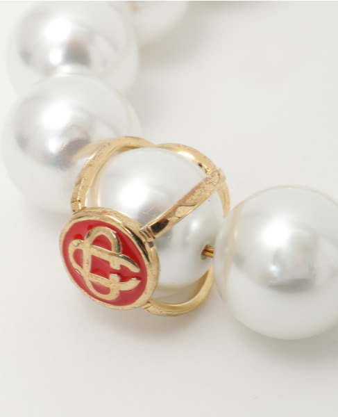 【Casablanca/カサブランカ】Caged Pearl Bracelet 詳細画像 ゴールド 2