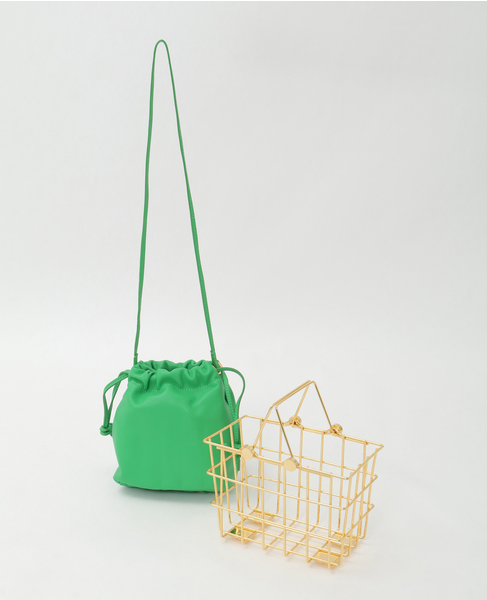 【ZANCHETTI/ザンケッティ】MARKET BAG 詳細画像 グリーン 10