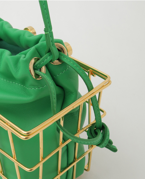 【ZANCHETTI/ザンケッティ】MARKET BAG 詳細画像 グリーン 4