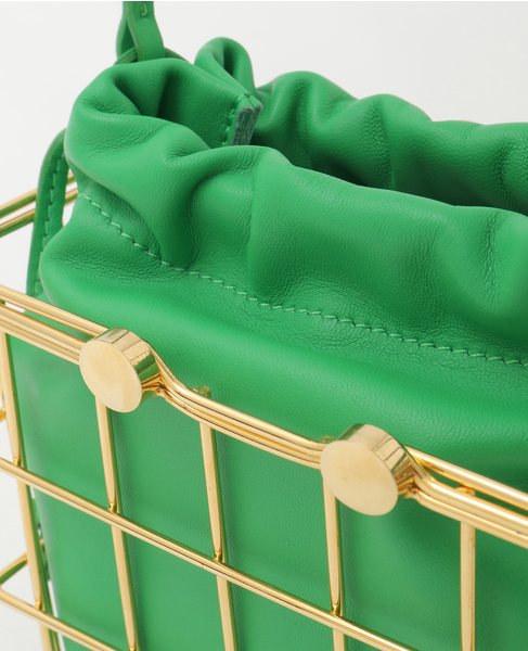 【ZANCHETTI/ザンケッティ】MARKET BAG 詳細画像 グリーン 5