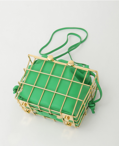 【ZANCHETTI/ザンケッティ】MARKET BAG 詳細画像 グリーン 7