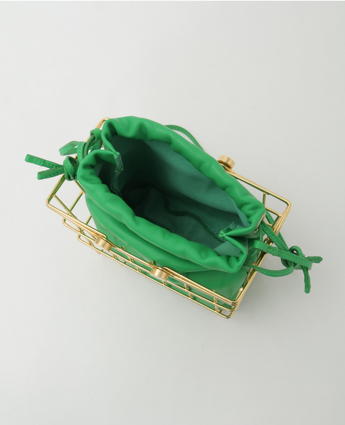 【ZANCHETTI/ザンケッティ】MARKET BAG 詳細画像 グリーン 8