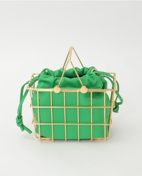 【ZANCHETTI/ザンケッティ】MARKET BAG 詳細画像 グリーン 9