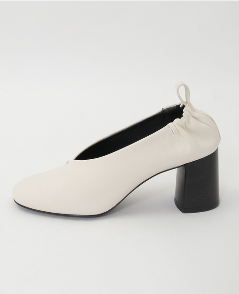 【3.1 Phillip Lim/スリーワンフィリップリム】Nadia Heeled Ballerina Pumps 詳細画像 ホワイト 3