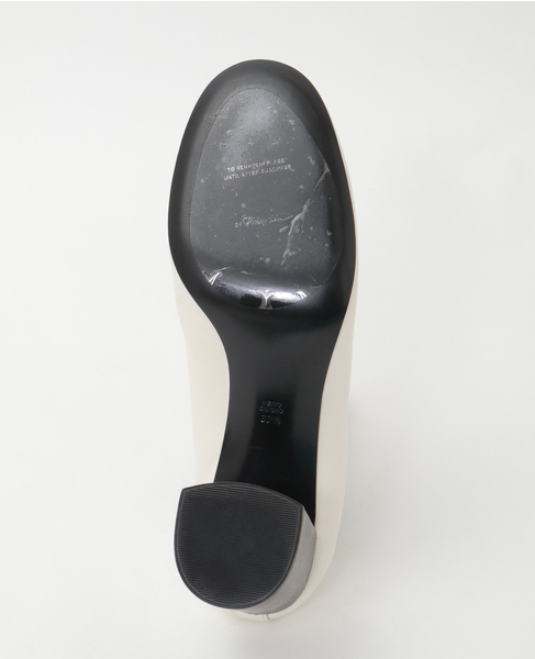 【3.1 Phillip Lim/スリーワンフィリップリム】Nadia Heeled Ballerina Pumps 詳細画像 ホワイト 5
