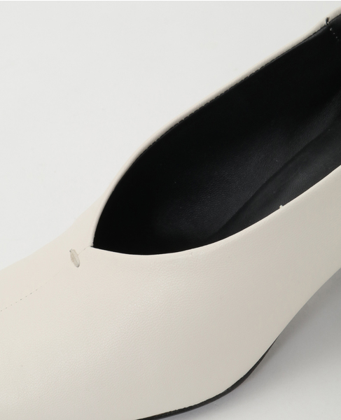 【3.1 Phillip Lim/スリーワンフィリップリム】Nadia Heeled Ballerina Pumps 詳細画像 ホワイト 7