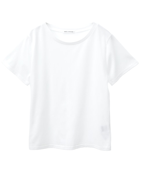 スムース変形菱形プリーツワンピース＆Tシャツセット(取り扱い店舗限定) 詳細画像 ブラック 6