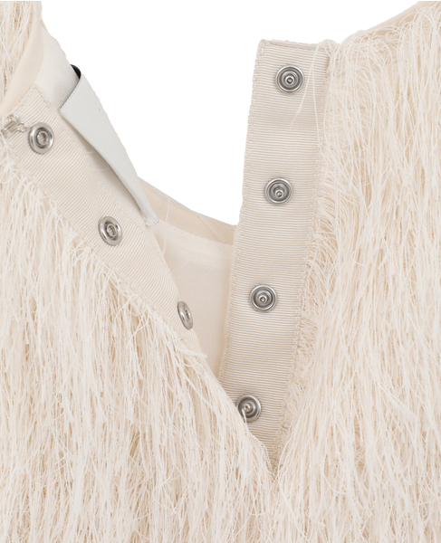 【3.1 Phillip Lim/スリーワンフィリップリム】Fringe Tee 詳細画像 ホワイト 6