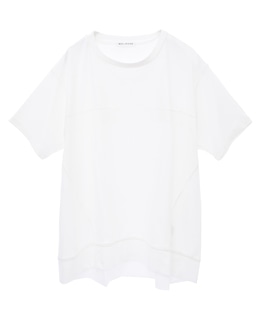 【接触冷感】ポンチ裾異素材使いプルオーバー(取り扱い店舗限定)
