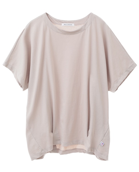 【COOL TOUCH接触冷感】USAコットン裾タックプルオーバー(取り扱い店舗限定) 詳細画像 グレイッシュベージュ 1