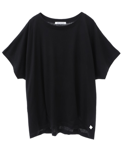 【COOL TOUCH接触冷感】USAコットン裾タックプルオーバー(取り扱い店舗限定) 詳細画像 ブラック 1