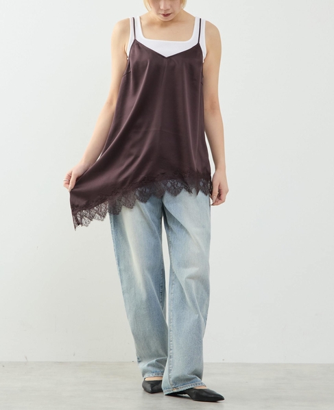 レイヤードキャミワンピース 詳細画像 ブラウン 10