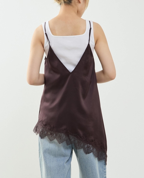 レイヤードキャミワンピース 詳細画像 ブラウン 4