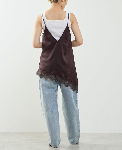 レイヤードキャミワンピース 詳細画像 ブラウン 8