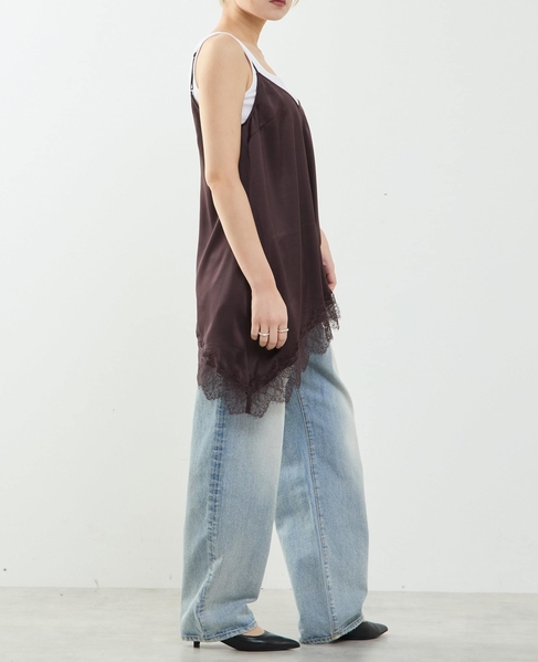 レイヤードキャミワンピース 詳細画像 ブラウン 9