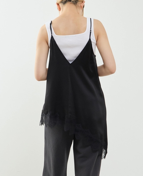 レイヤードキャミワンピース 詳細画像 ブラック 4