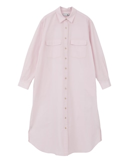 【A_/エース】こなれ感ロングシャツワンピース