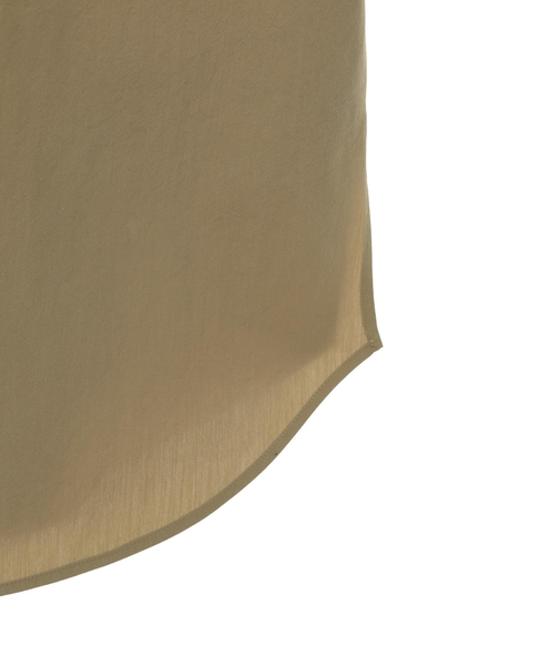 【A_/エース】こなれ感ロングシャツワンピース 詳細画像 ダークベージュ 11