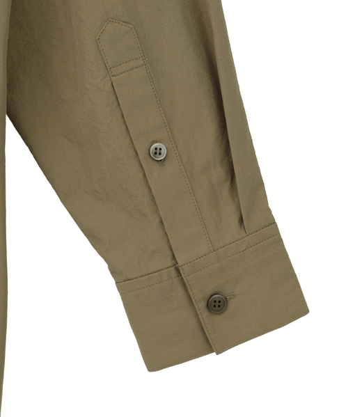 【A_/エース】こなれ感ロングシャツワンピース 詳細画像 ダークベージュ 12