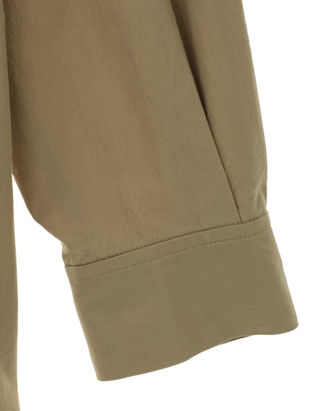 【A_/エース】こなれ感ロングシャツワンピース 詳細画像 ダークベージュ 4