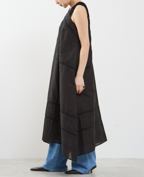 ピンタックレース キャミワンピース 詳細画像 ブラック 3