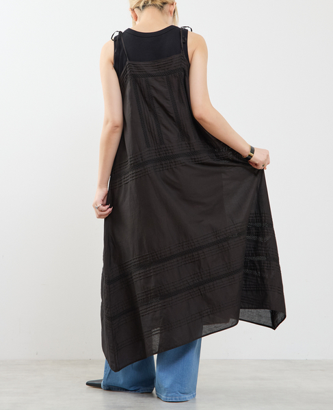 ピンタックレース キャミワンピース 詳細画像 ブラック 5