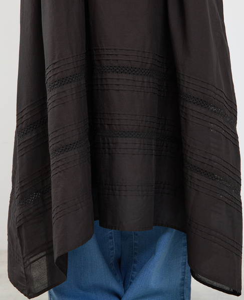 ピンタックレース キャミワンピース 詳細画像 ブラック 9