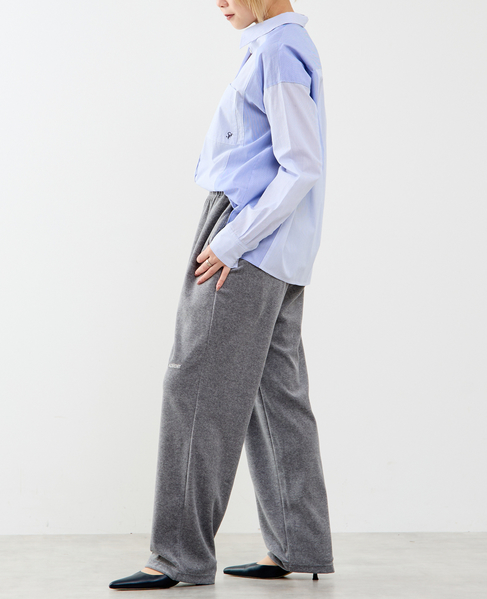 コットン先染めストライプMIXシャツ 詳細画像 ブルー 5