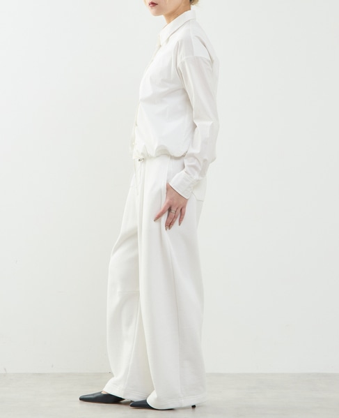 ビジュー付裾ドローストリングブラウス 詳細画像 オフホワイト 7