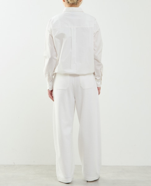 ビジュー付裾ドローストリングブラウス 詳細画像 オフホワイト 8