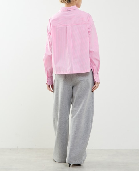 ビジュー付裾ドローストリングブラウス 詳細画像 ピンク系その他 7