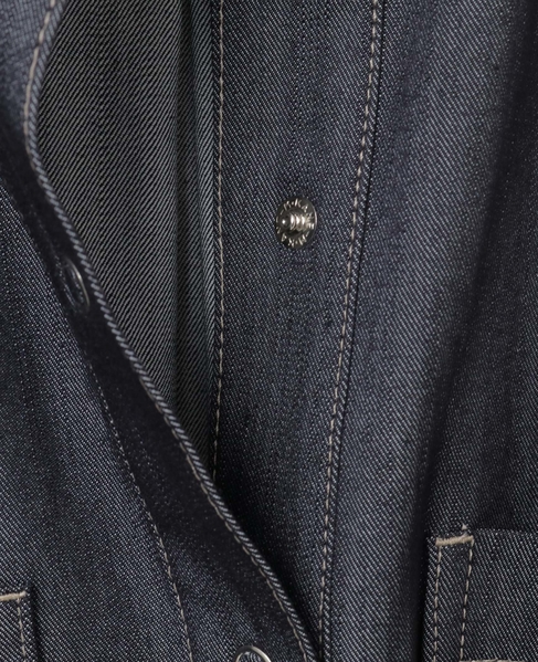 サイドスリットデニムシャツ 詳細画像 インディゴブルー 18