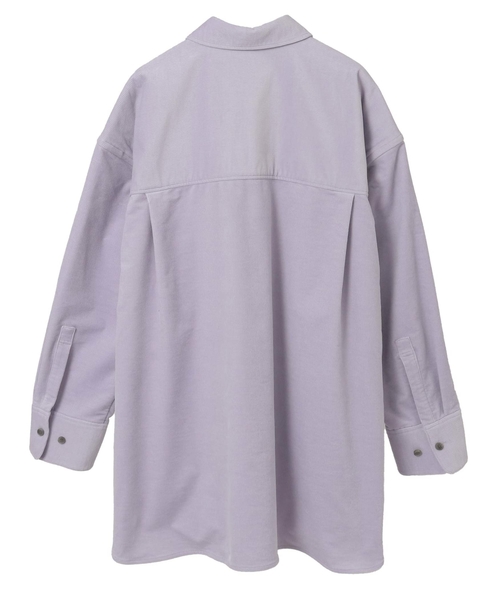 【A_/エース】コーデュロイオーバーシャツ 詳細画像 ラベンダー 10