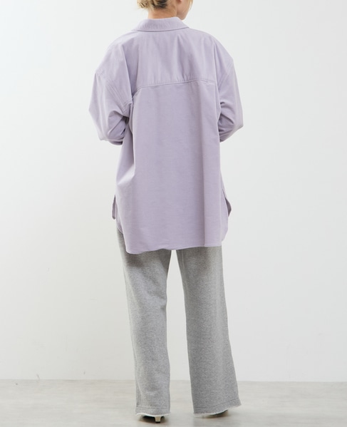 【A_/エース】コーデュロイオーバーシャツ 詳細画像 ラベンダー 7