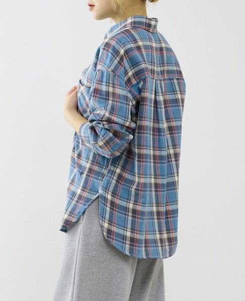 ビックチェックシャツ 詳細画像 ブルー系その他 2