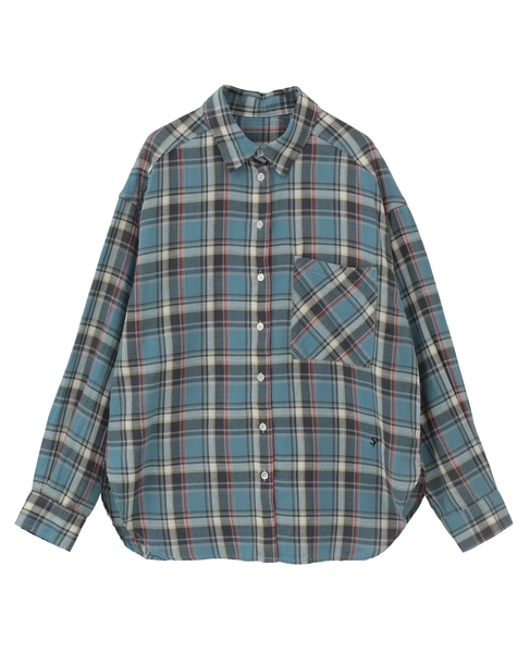 ビックチェックシャツ 詳細画像 ブルー系その他 8