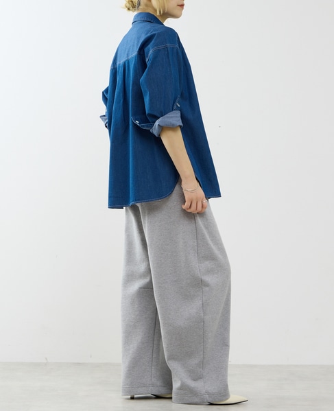 ビックチェックシャツ 詳細画像 インディゴブルー 6