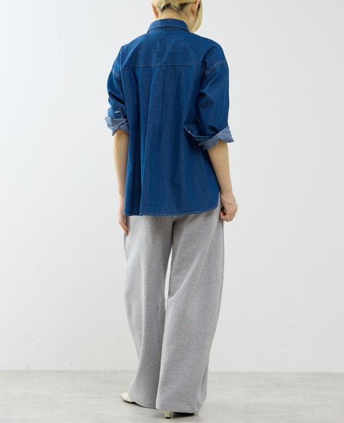 ビックチェックシャツ 詳細画像 インディゴブルー 7