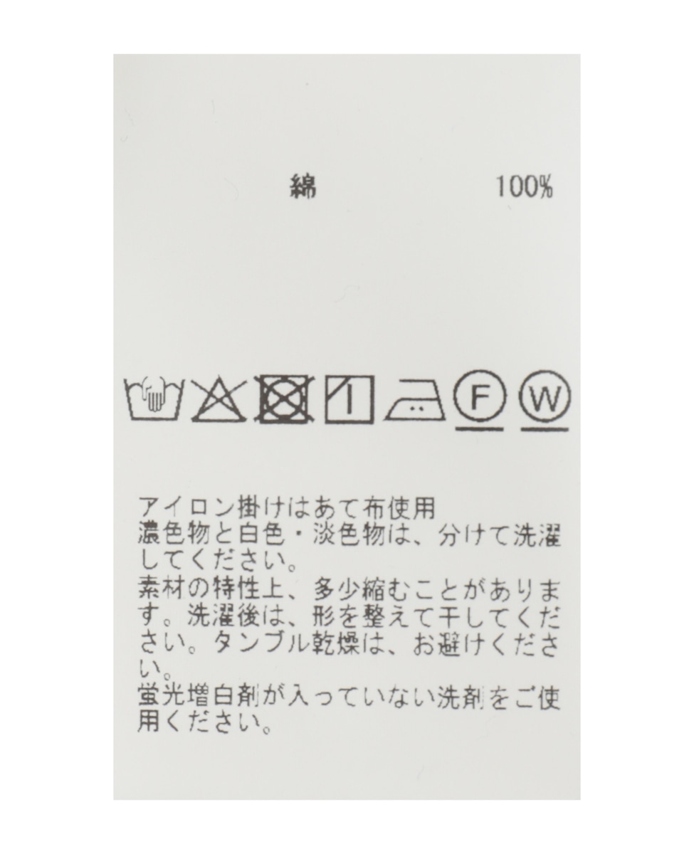 オーガニックコットンレースアップストライプブラウス 詳細画像 ブラウン 21
