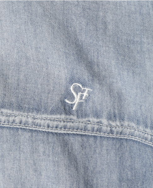 シアーデニムシャツ 詳細画像 ケミカルウォッシュ 15