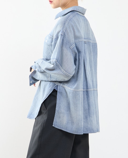 シアーデニムシャツ 詳細画像 ケミカルウォッシュ 2