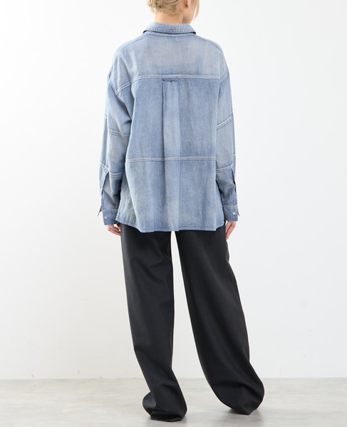 シアーデニムシャツ 詳細画像 ケミカルウォッシュ 8