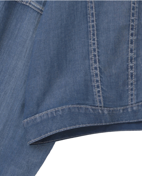シアーGジャン型デニムシャツ 詳細画像 インディゴブルー 14
