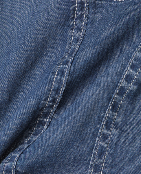 シアーGジャン型デニムシャツ 詳細画像 インディゴブルー 18