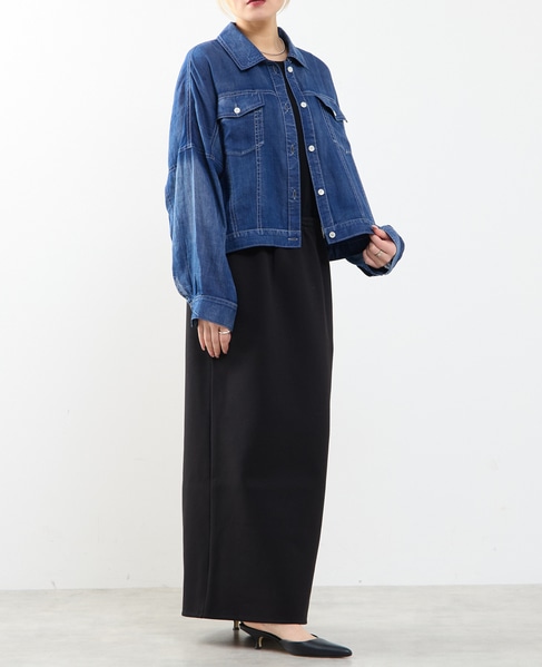 シアーGジャン型デニムシャツ 詳細画像 インディゴブルー 5